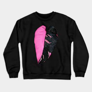 PHILODENDRON PINK PRINCESS BLACK CHERRY Crewneck Sweatshirt